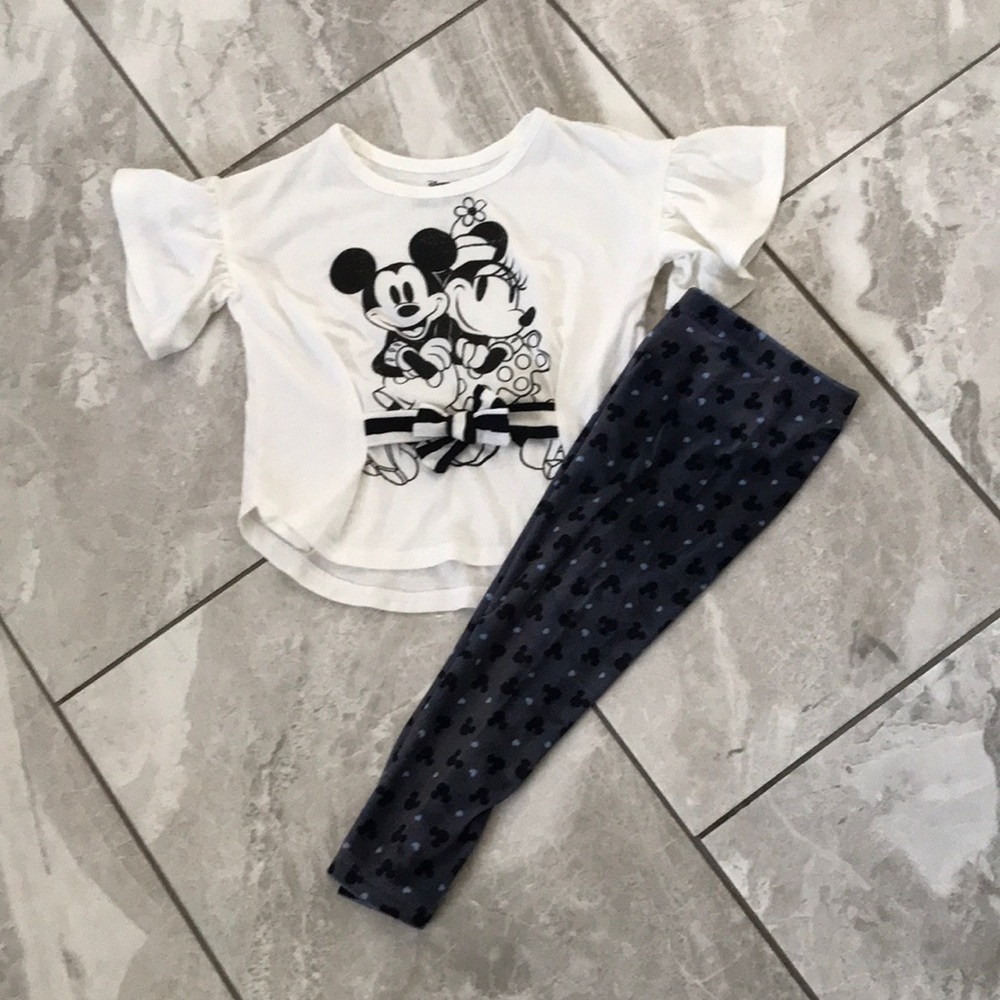 DISNEY Toddler Girls Minnie Mouse Matching Set | 18Months 2T
